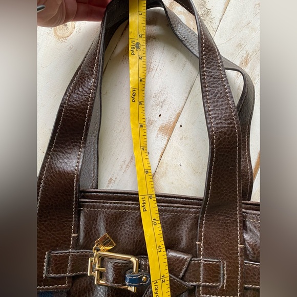 Tommy Hilfiger Y2K era faux leather purse NWOT dark brown shoulder bag vintage - Picture 14 of 15